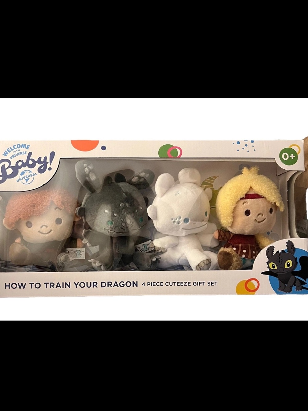 How to Train Your Dragon Plush 4-Piece Gift Set - Multi
